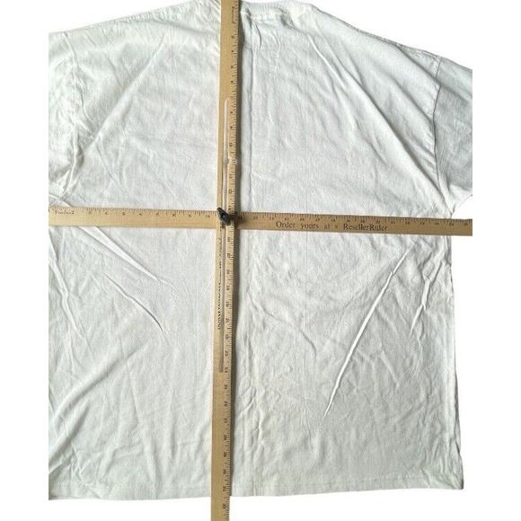 VTG Chase Michael Waltrip T-Shirt Mens XL White Autographed Huge Print USA Made - Picture 6 of 8